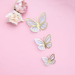 Double Layer Butterfly Cake Decor Birthday Cake Topper