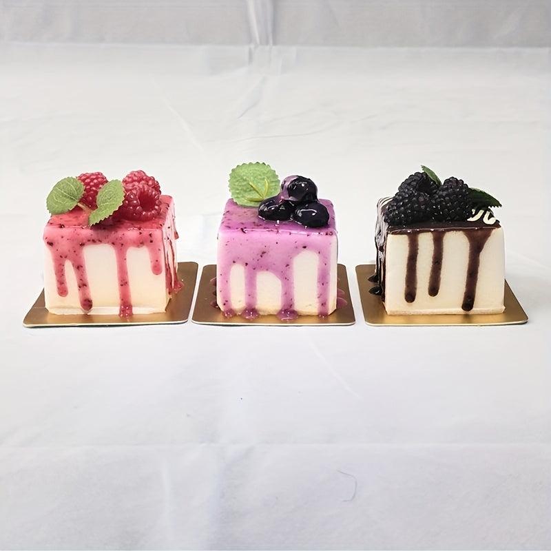 Fruit Mousse Cake Party Decoration Baking Shop Window Play Props
