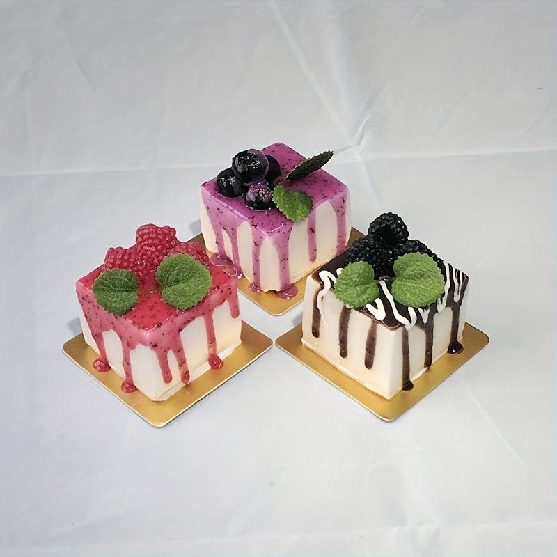 Fruit Mousse Cake Party Decoration Baking Shop Window Play Props