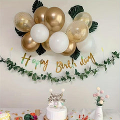 18pcs Colorful Confetti Balloon Set for Birthdays Weddings Thanksgiving