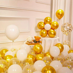 18pcs Colorful Confetti Balloon Set for Birthdays Weddings Thanksgiving