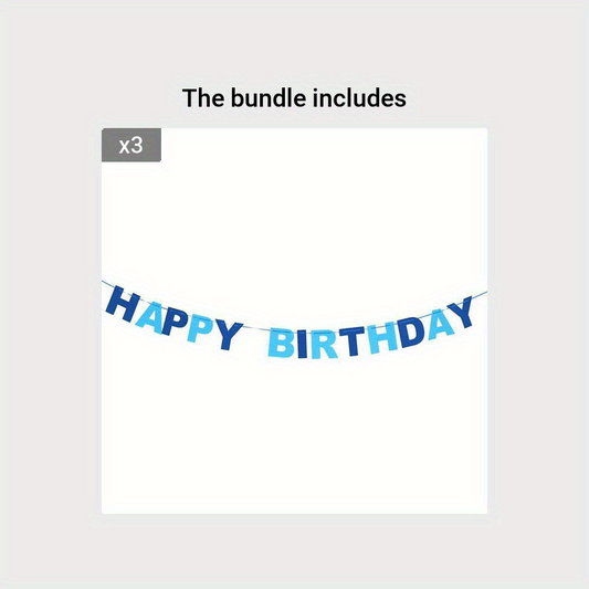 Colorful Rainbow Felt Banner for Birthday Parties