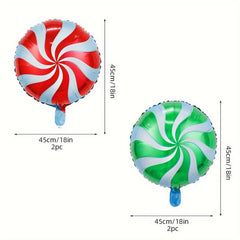 Christmas Candy Foil Balloon 45 72 Cm Sweet Candy Party Balloon Decoration