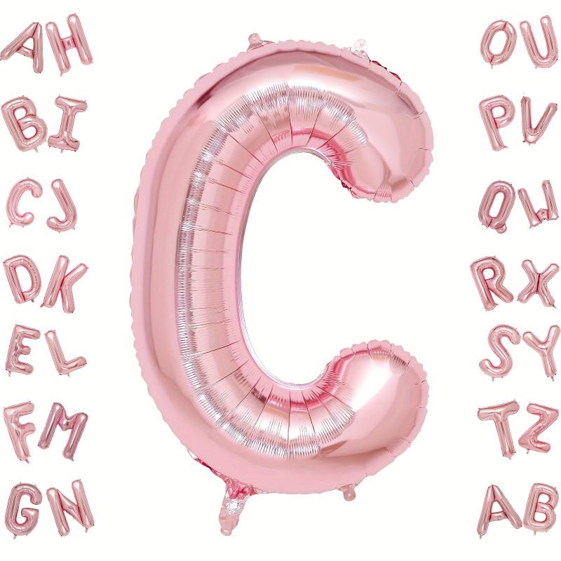 6 Cm Rose Gold Letter A Balloons for Party Decoration
