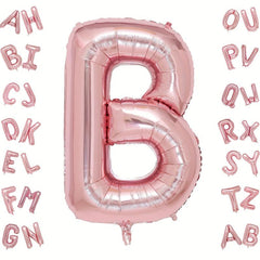6 Cm Rose Gold Letter A Balloons for Party Decoration
