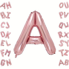 6 Cm Rose Gold Letter A Balloons for Party Decoration
