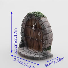 Mini Fairy Tale Garden Window Resin Mini Bonsai Character DIY Craft