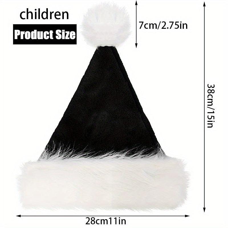 Plush Santa Hats Velvet Christmas Hat for Home Decoration