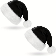 Plush Santa Hats Velvet Christmas Hat for Home Decoration