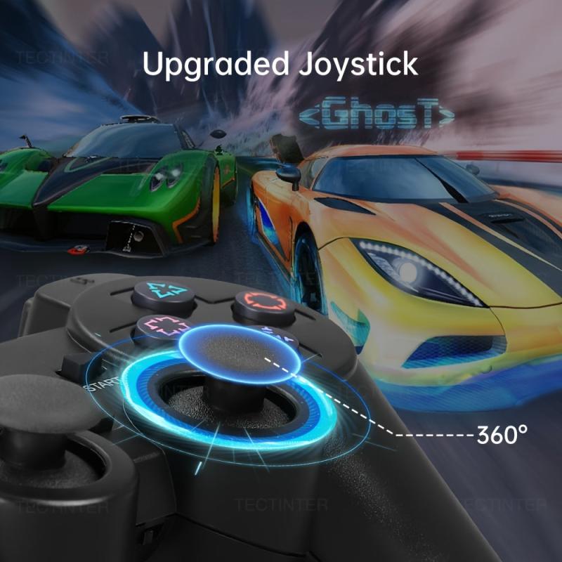 Wireless Vibrating Gamepad 2pcs Joysticks For PC USB Game Controller