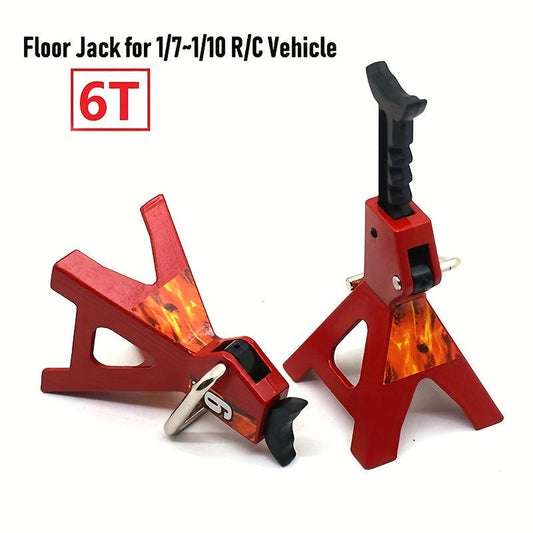 6 Ton Jack Stands Pair for Remote Toy Car Tire Change