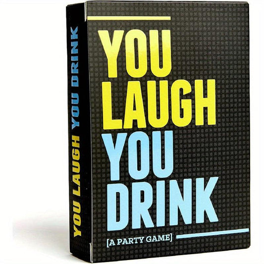 You Laugh You Drink Drinking Game Family Gathering Fun Party Board Games