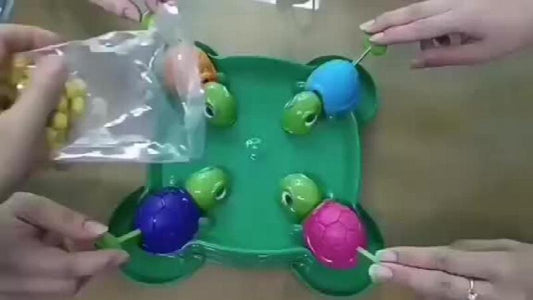 Turtle Eating Bean Toy for Kids, Parent-child Interactive Desktop Game