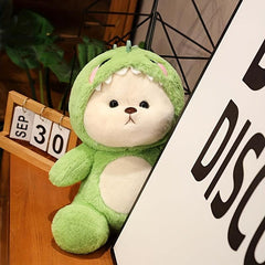 Transforming Bear Doll Plush Toy Dressing Dinosaur Birthday Gift