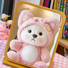 Transforming Bear Doll Plush Toy Dressing Dinosaur Birthday Gift