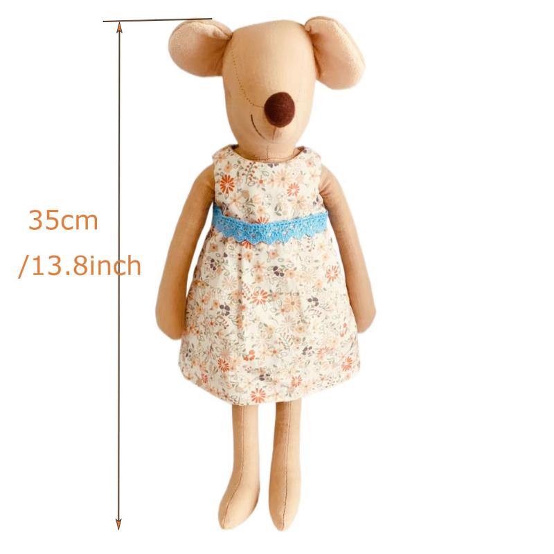 Kids Toy Little Pink Green Mouse Doll Stuffed Toy