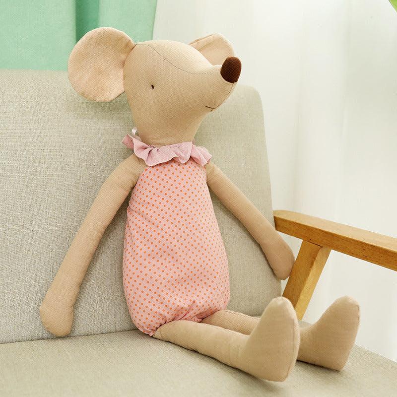 Kids Toy Little Pink Green Mouse Doll Stuffed Toy