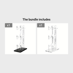 3 Tier Game Handle Controller Holder for Enhanced Gaming