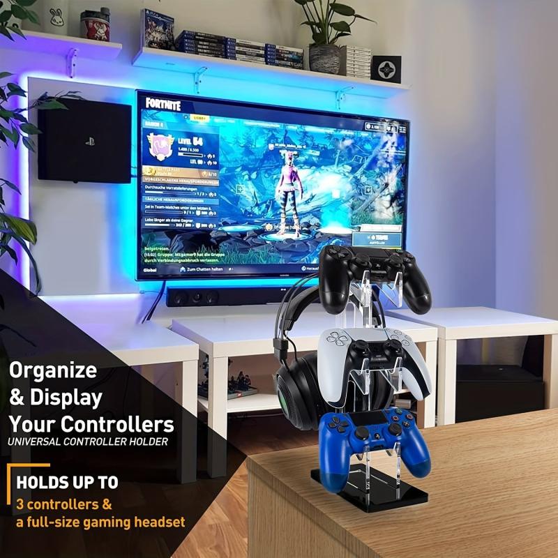 3 Tier Game Handle Controller Holder for Enhanced Gaming