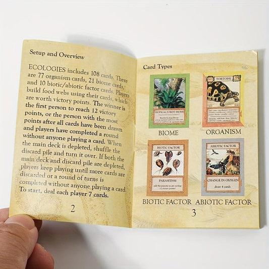 Ecologies Card Game: Build Food Webs in 7 Biomes