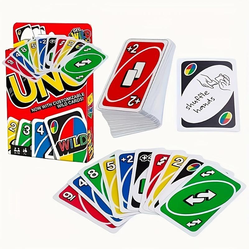 3 Packs Uno Cards Game Party Fun Interactive Game Family Game Night