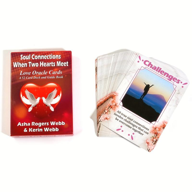 Soul Connections Love Oracle Cards - 52 Fortune Telling Cards
