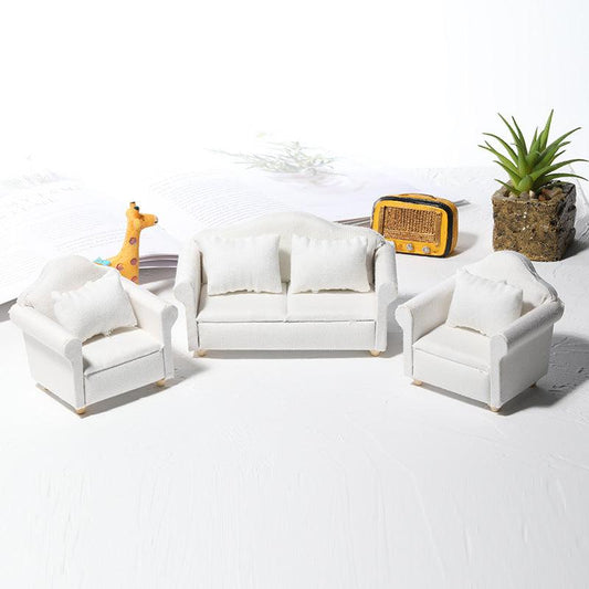 1:12 Dollhouse Sofa Toy Furniture Living Room Accessorie Gift