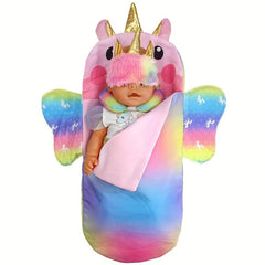 Doll Sleeping Bag & Eye Mask for 25-45-72cm Dolls