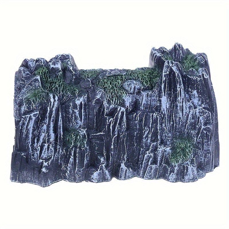 Plastic Track Train Tunnel Accessory Sand Table Scene Stone Cave