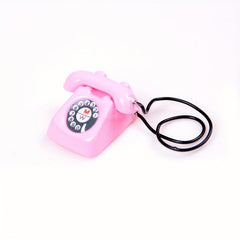 1 12 Old Style Telephone Model Doll House Home Decor Phone Toy