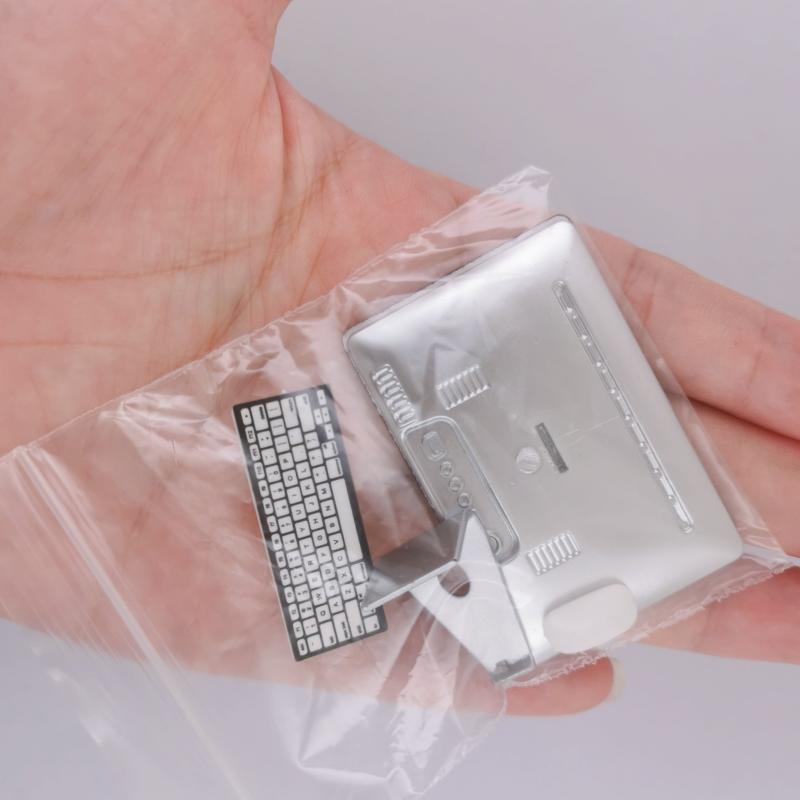 1:12 Dollhouse Computer Keyboard Mouse Set Mini Computer Room Accessories