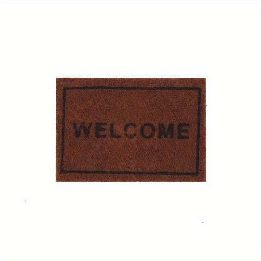 Dollhouse Welcome Floor Mat Carpet Rug - Accessories