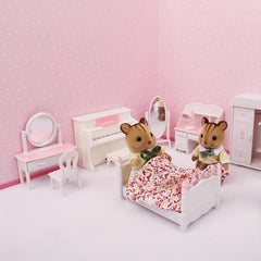 DIY Forest Animal Family Furniture Toys Mini Doll House Furniture Set