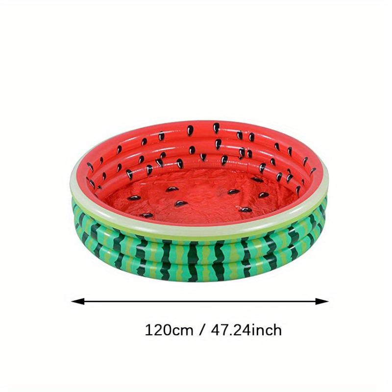 Watermelon Pattern Inflatable Baby Kiddie Pool Summer Fun Swimming Pool