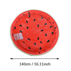 Watermelon Pattern Inflatable Baby Kiddie Pool Summer Fun Swimming Pool