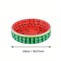 Watermelon Pattern Inflatable Baby Kiddie Pool Summer Fun Swimming Pool