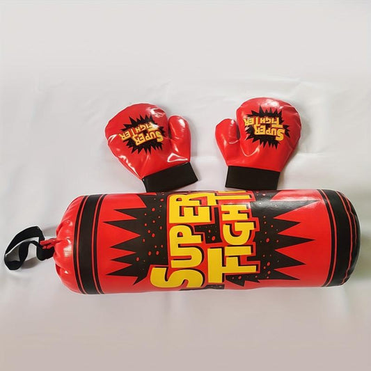 Boxing Gloves & Sandbag Set - Fill Sandbags Yourself