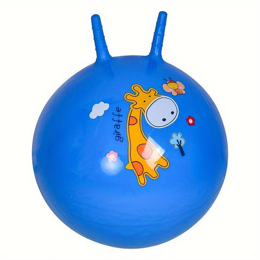 Bouncing Ball With Handle Kids Big Bouncy Jumping Balls For Balance Jump Games