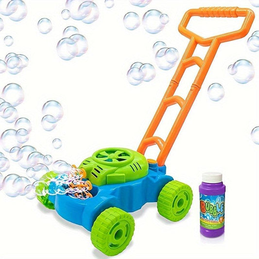 Toddler Bubble Lawn Mower Bubble Blower Summer Outdoor Toy