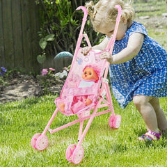 Doll Stroller Nursery Furniture Toys Carriage Foldable Gift Stroller Toy