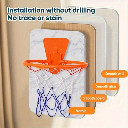 Foldable Basketball Wall Hanging Goal Indoor Outdoor Kids Toy