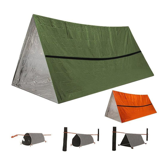 Outdoor Camping Portable Aluminum Film Warm Tent