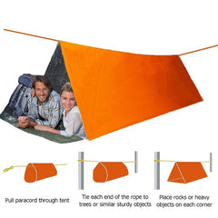 Outdoor Camping Portable Aluminum Film Warm Tent
