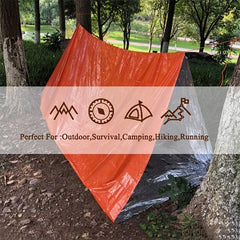 Outdoor Camping Portable Aluminum Film Warm Tent