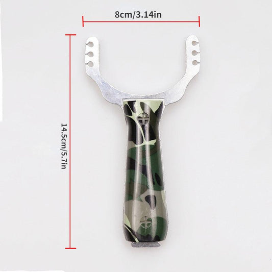 Camouflage Card Ball Slingshot Outdoor Shooting Heavy Duty Bomb Rack
