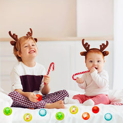 6pcs Decor Toys Small Bouncing Balls Christmas Party Balls