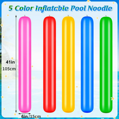 Inflatable Pool Noodles Water Games Toy Float Stick