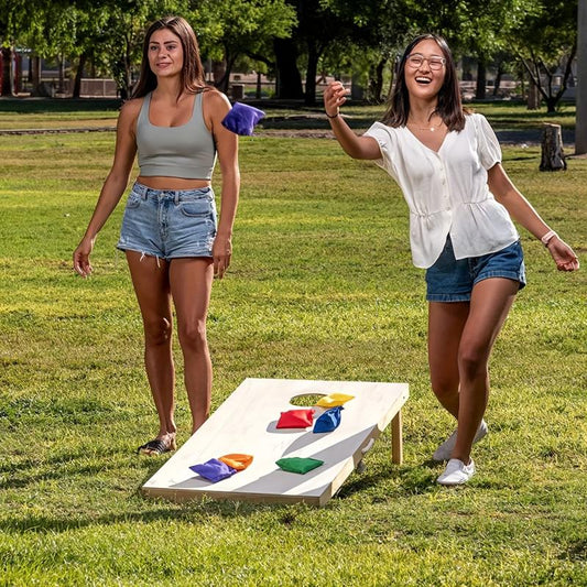 8pcs Nylon Bean Bags Family Games Bean Bag Toss Game Supplies