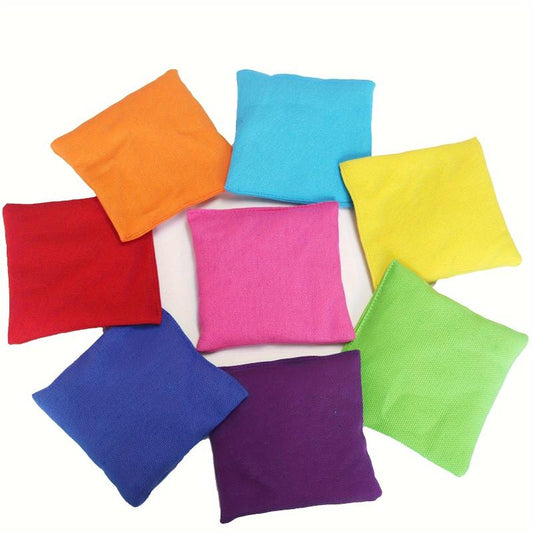 8pcs Nylon Bean Bags Family Games Bean Bag Toss Game Supplies