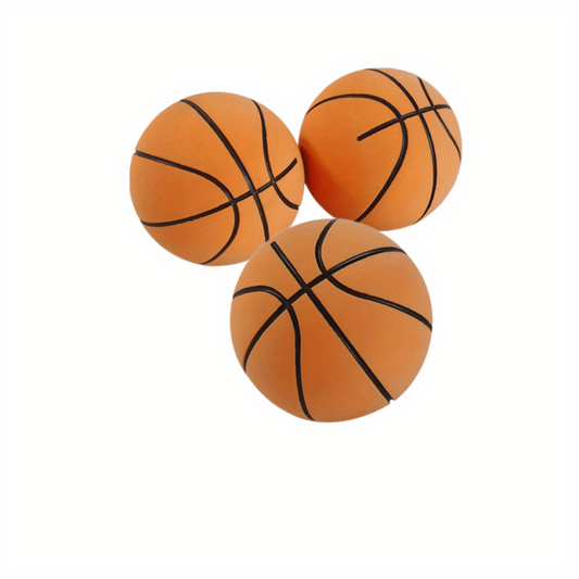Mini Rubber Basketball for Kids - Perfect Stress Relief Gift